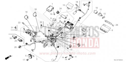 FAISCEAU DES FILS XL750S de 2025